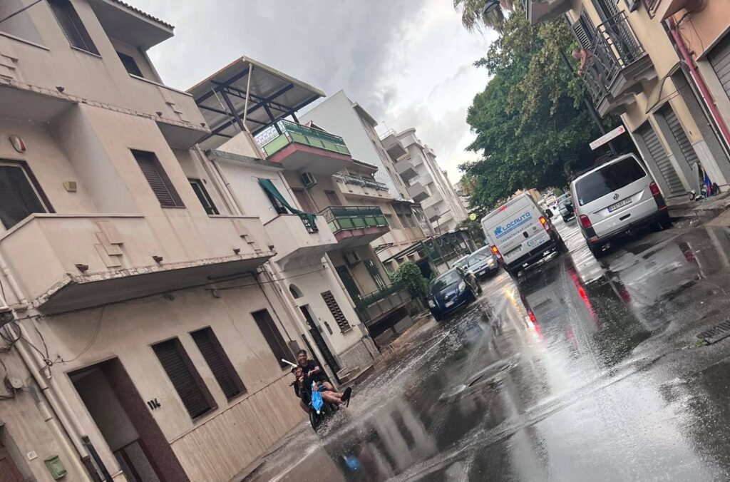 Pioggia zona nord Reggio Calabria