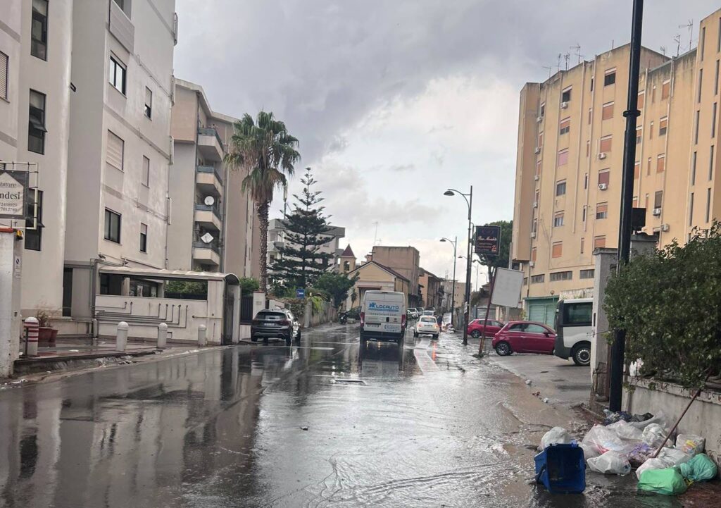 Pioggia zona nord Reggio Calabria