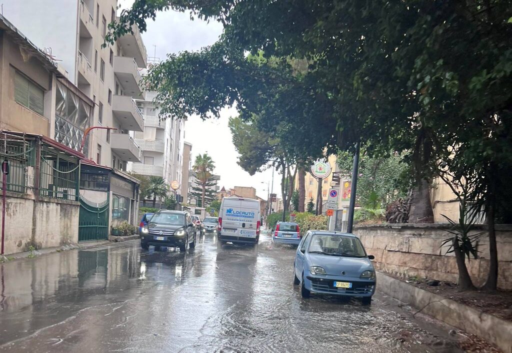 Pioggia zona nord Reggio Calabria