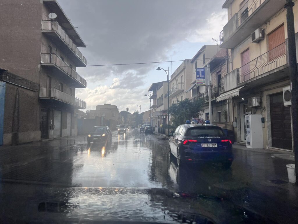 Pioggia zona nord Reggio Calabria