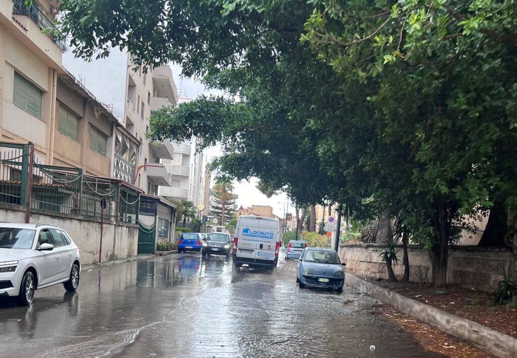 Pioggia zona nord Reggio Calabria