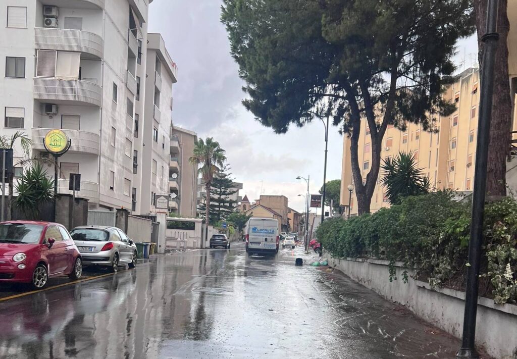 Pioggia zona nord Reggio Calabria