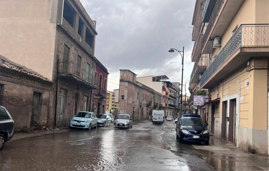 Pioggia zona nord Reggio Calabria