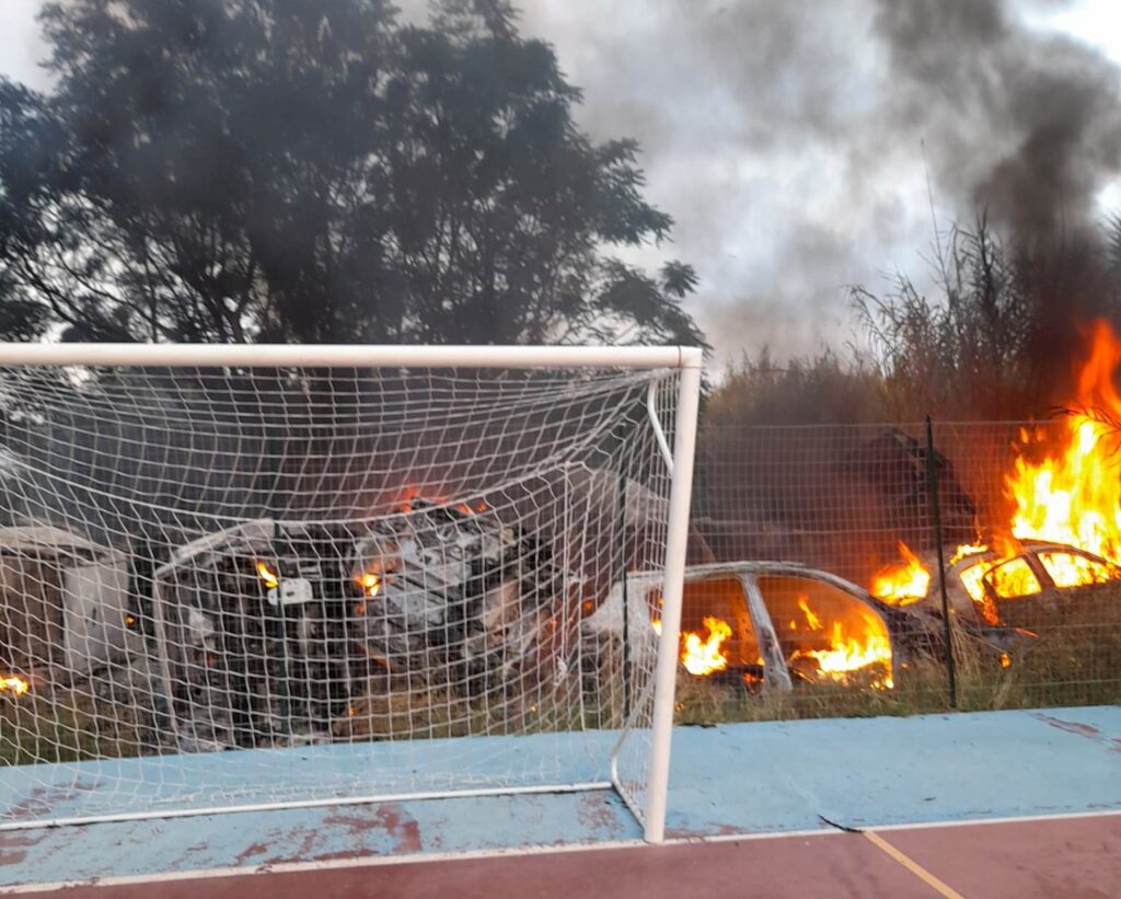 Incendio auto Arghillà