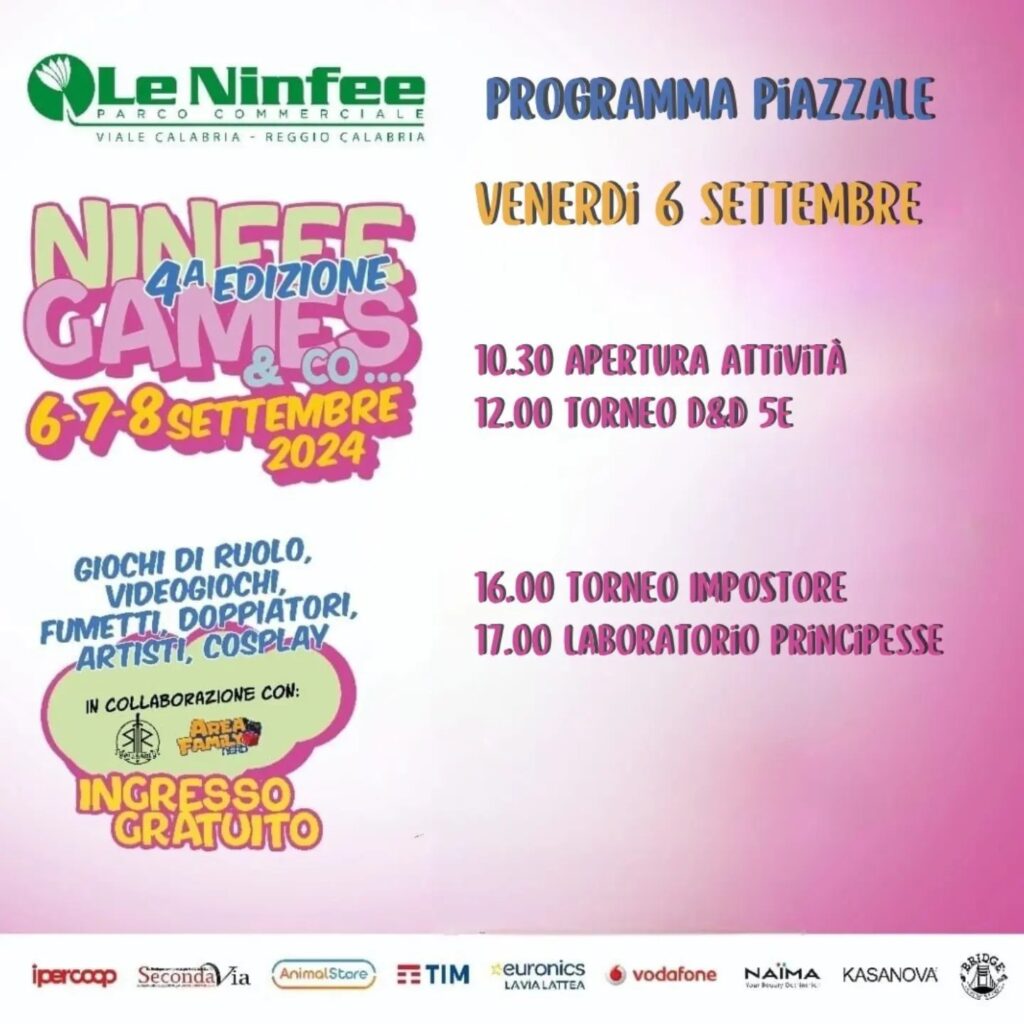 Programma Ninfee Games