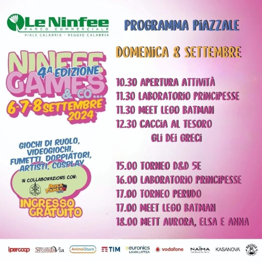 Programma Ninfee Games