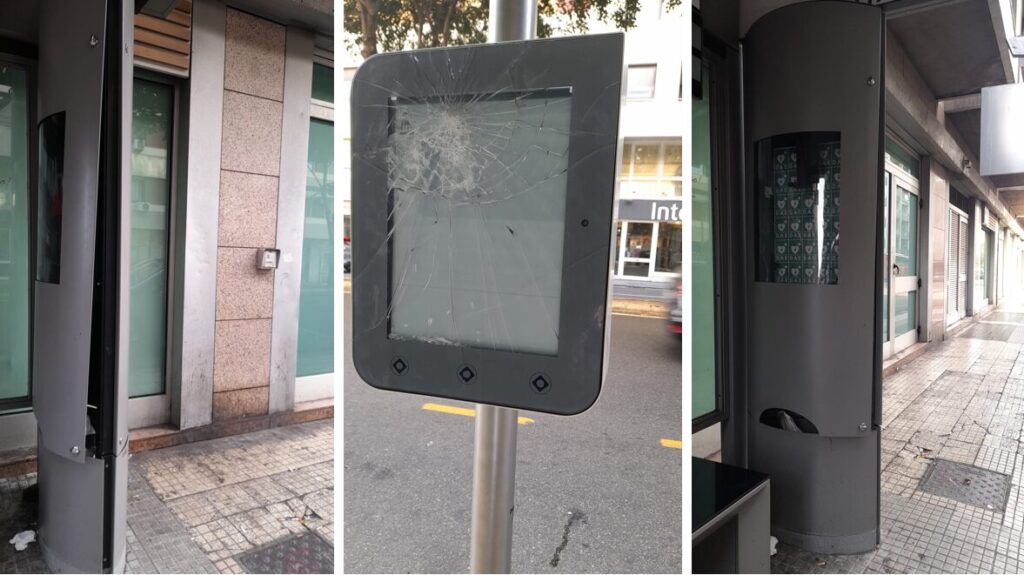 atm atto vandalico