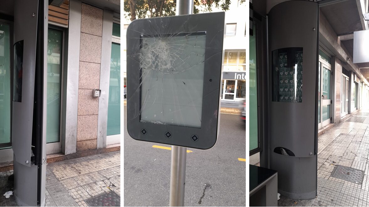 atm atto vandalico