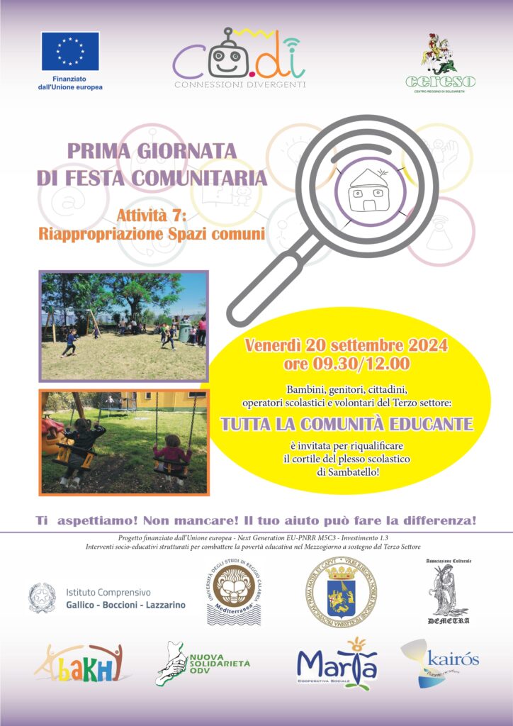 locandina riappropriazione spazi