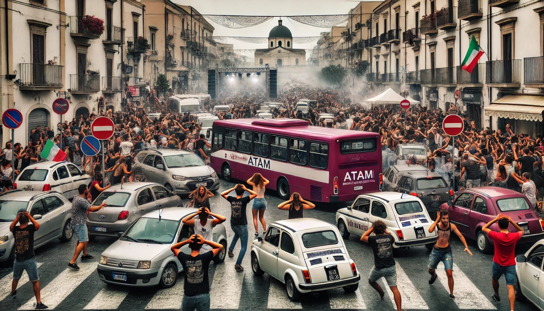 reggio calabria caos festa madonna