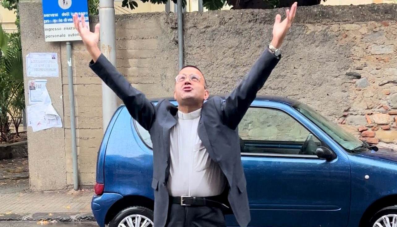 Don Zampaglione danza sotto la pioggia