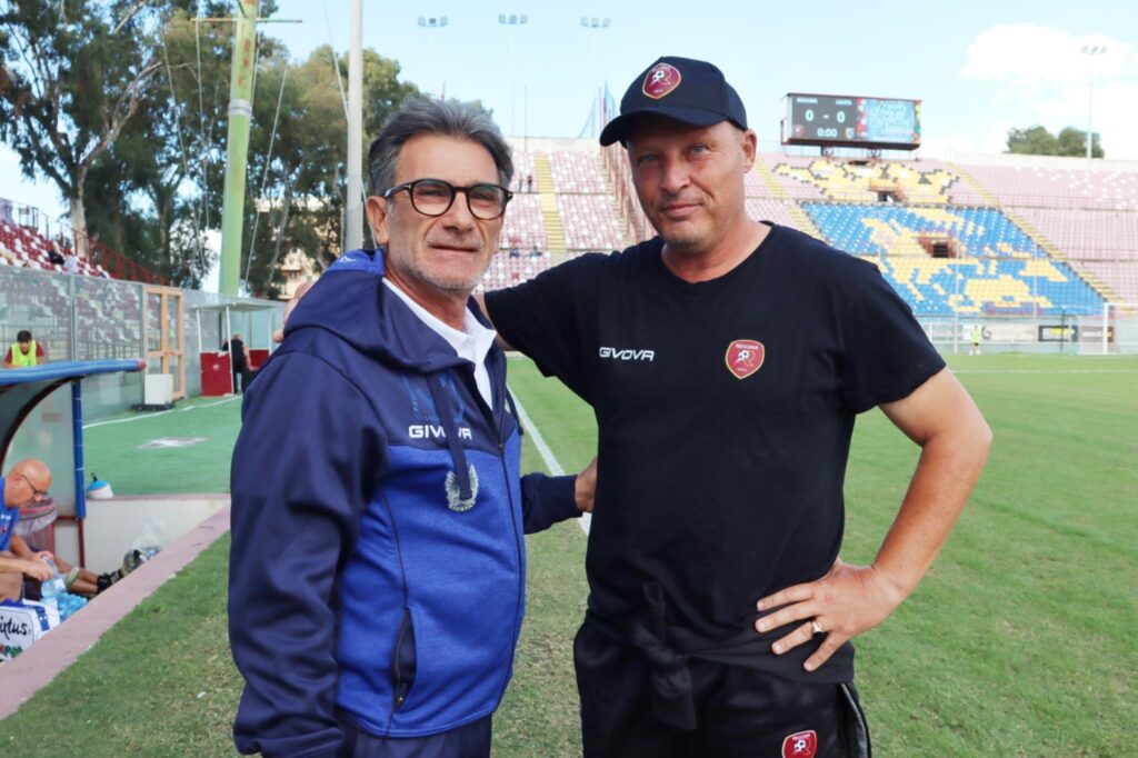 Reggina-Licata allenatori Romano e Pergolizzi