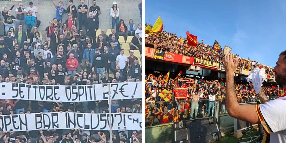 Tifosi Catanzaro e Iemmello