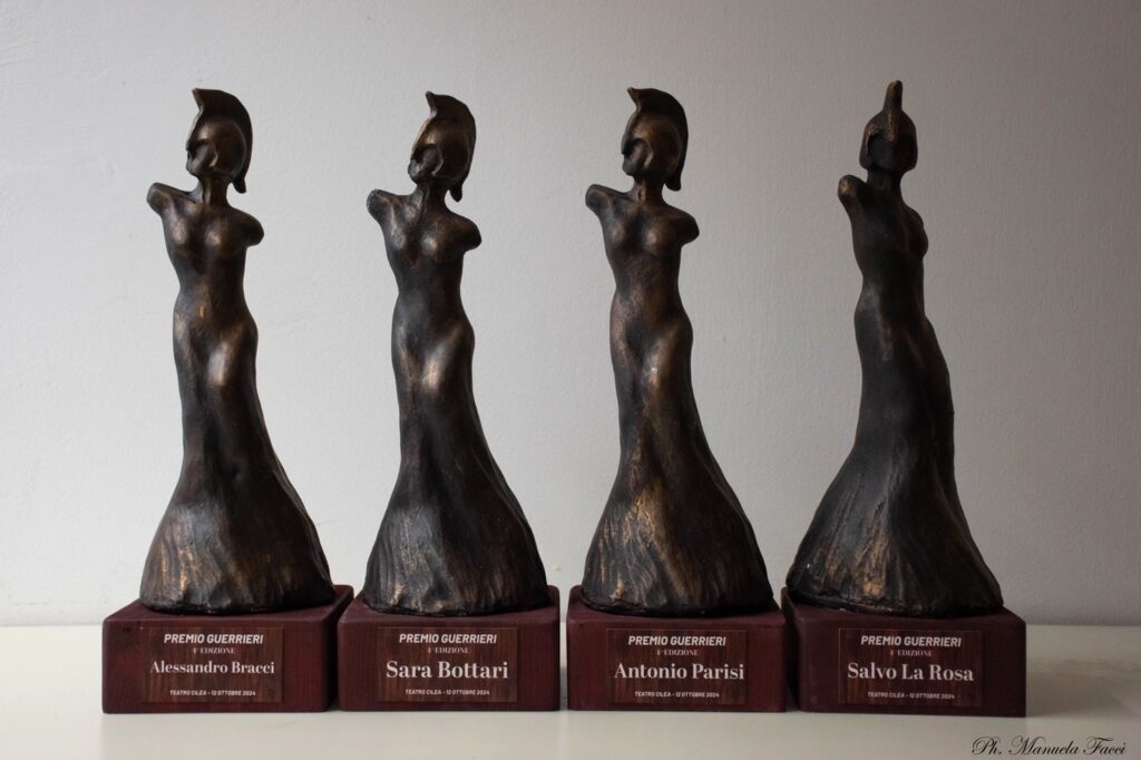 statuette premio Guerrieri 2024