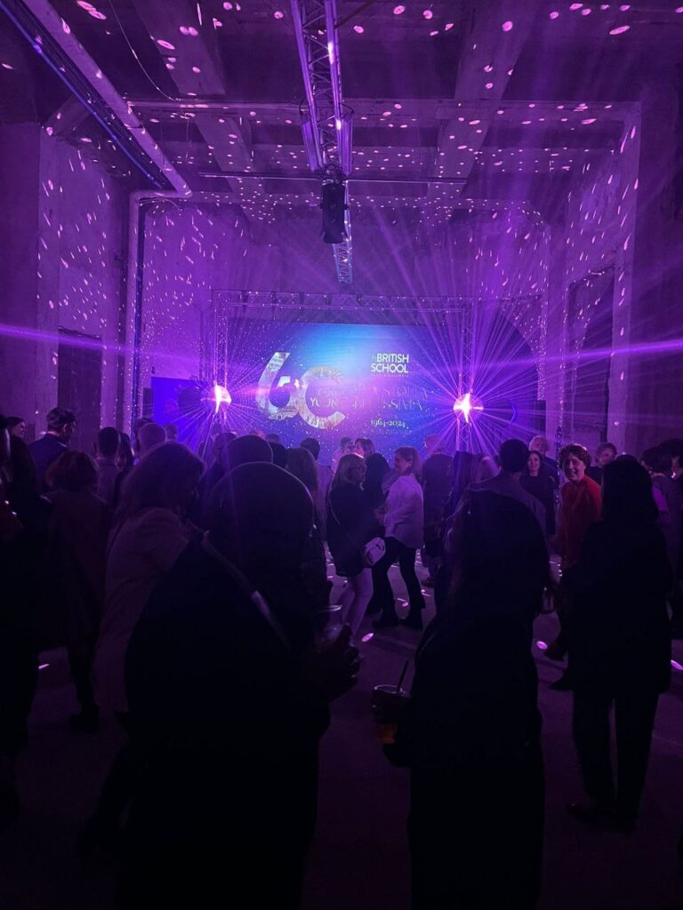 60 anni British School discoteca