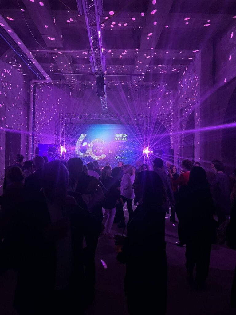 60 anni British School discoteca