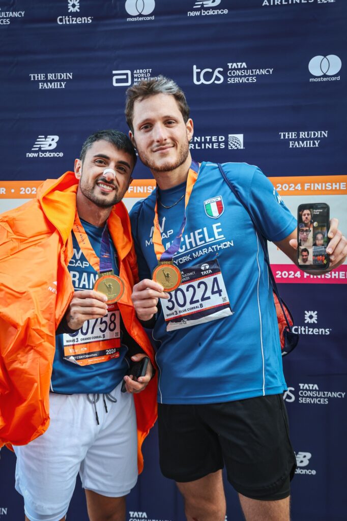 Francesco Canale corre Maratona New York