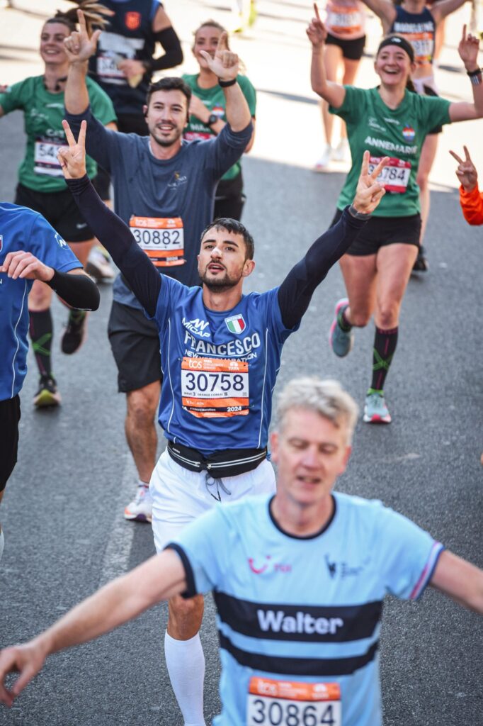 Francesco Canale corre Maratona New York