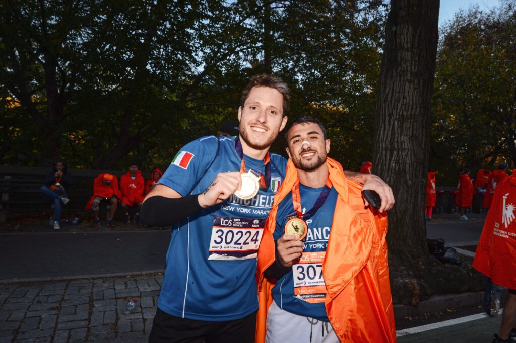 Francesco Canale corre Maratona New York