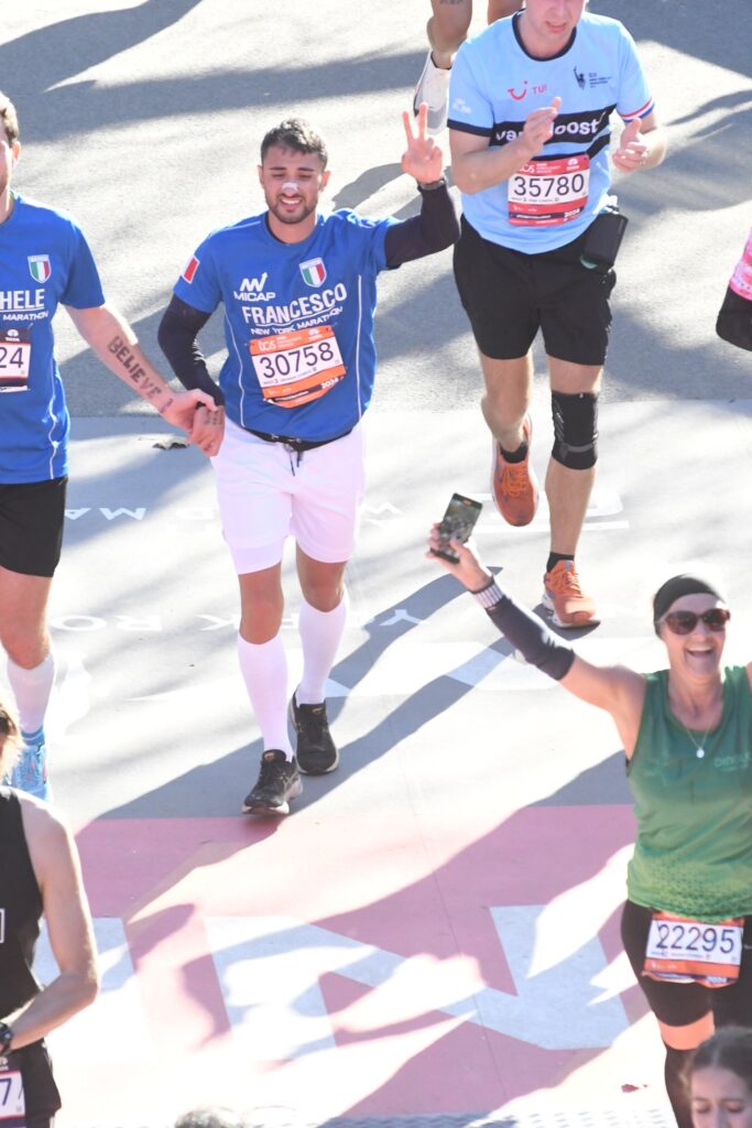 Francesco Canale corre Maratona New York