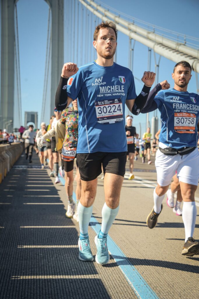 Francesco Canale corre Maratona New York