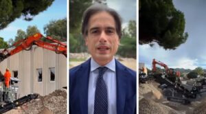 Lavori area cantiere pentimele falcomatà