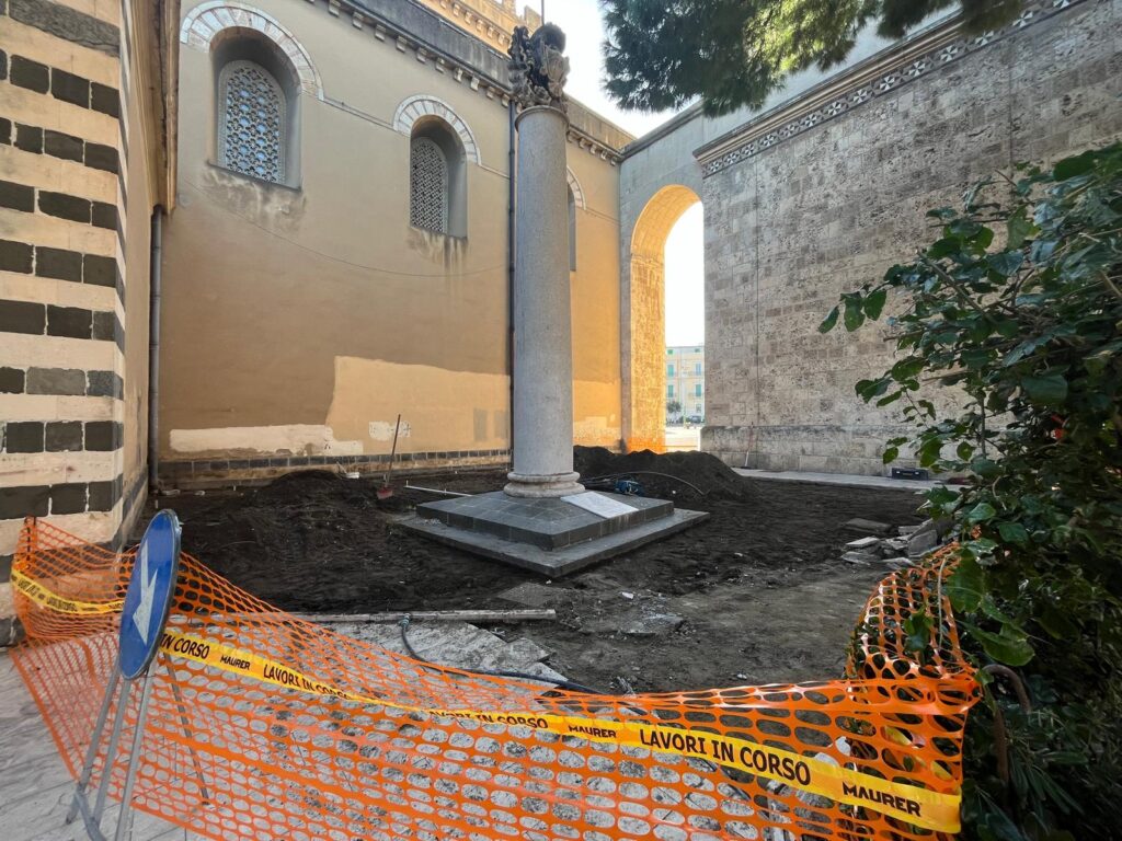 Lavori luogo commemorativo Terremoto 1908