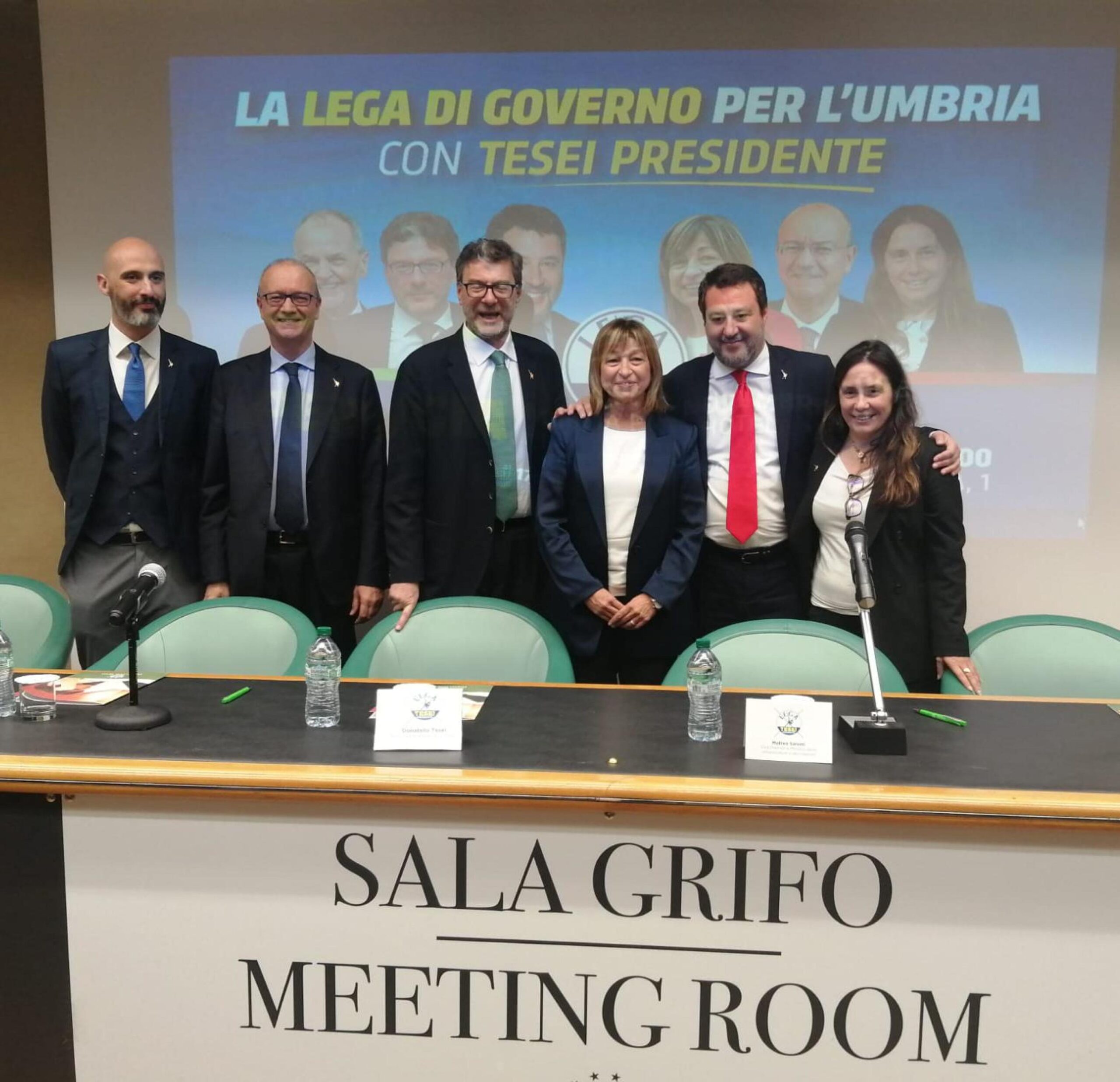 I ministri della Lega sostengono Tesei presidente dell’Umbria