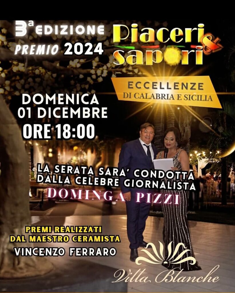Premio Piaceri e sapori dominga pizzi graziano tomarchio