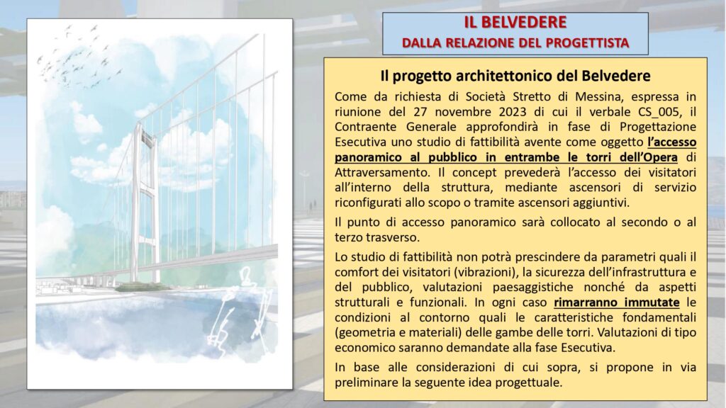 Progetto trasversi Ponte sullo Stretto