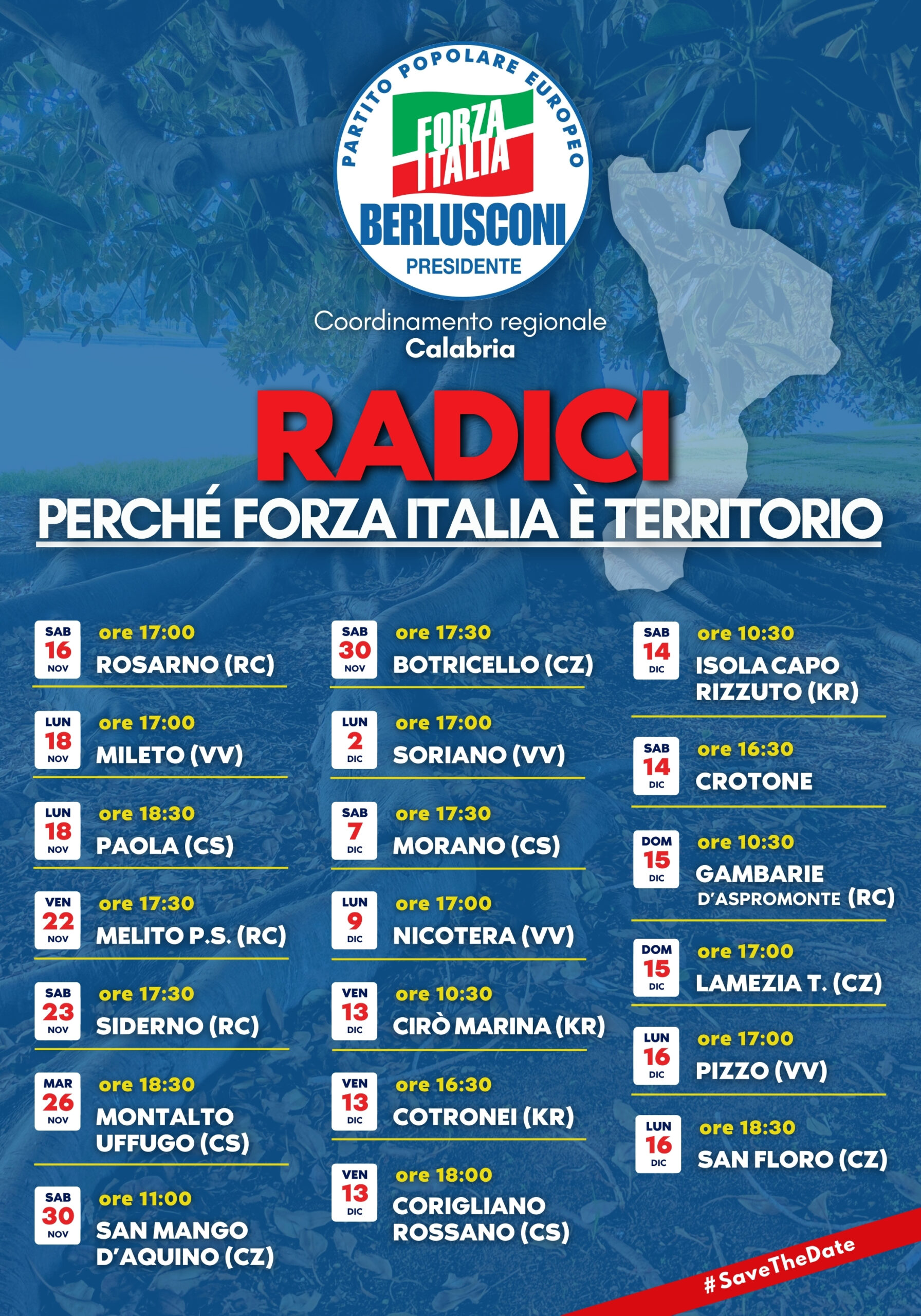 RADICI calendario