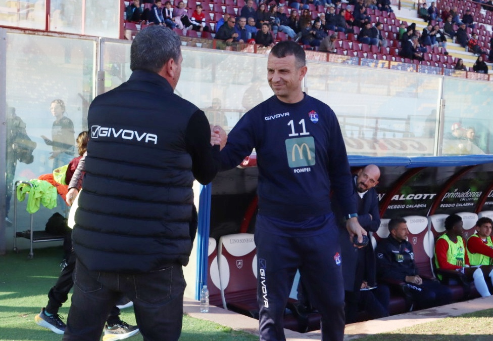 Reggina-Pompei Trocini ed Esposito