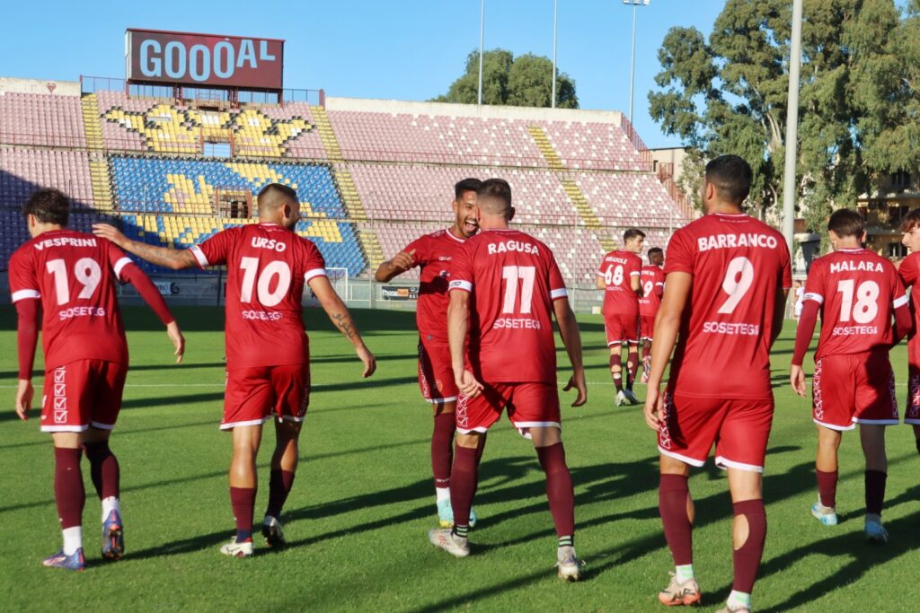 Reggina-Pompei esultanza