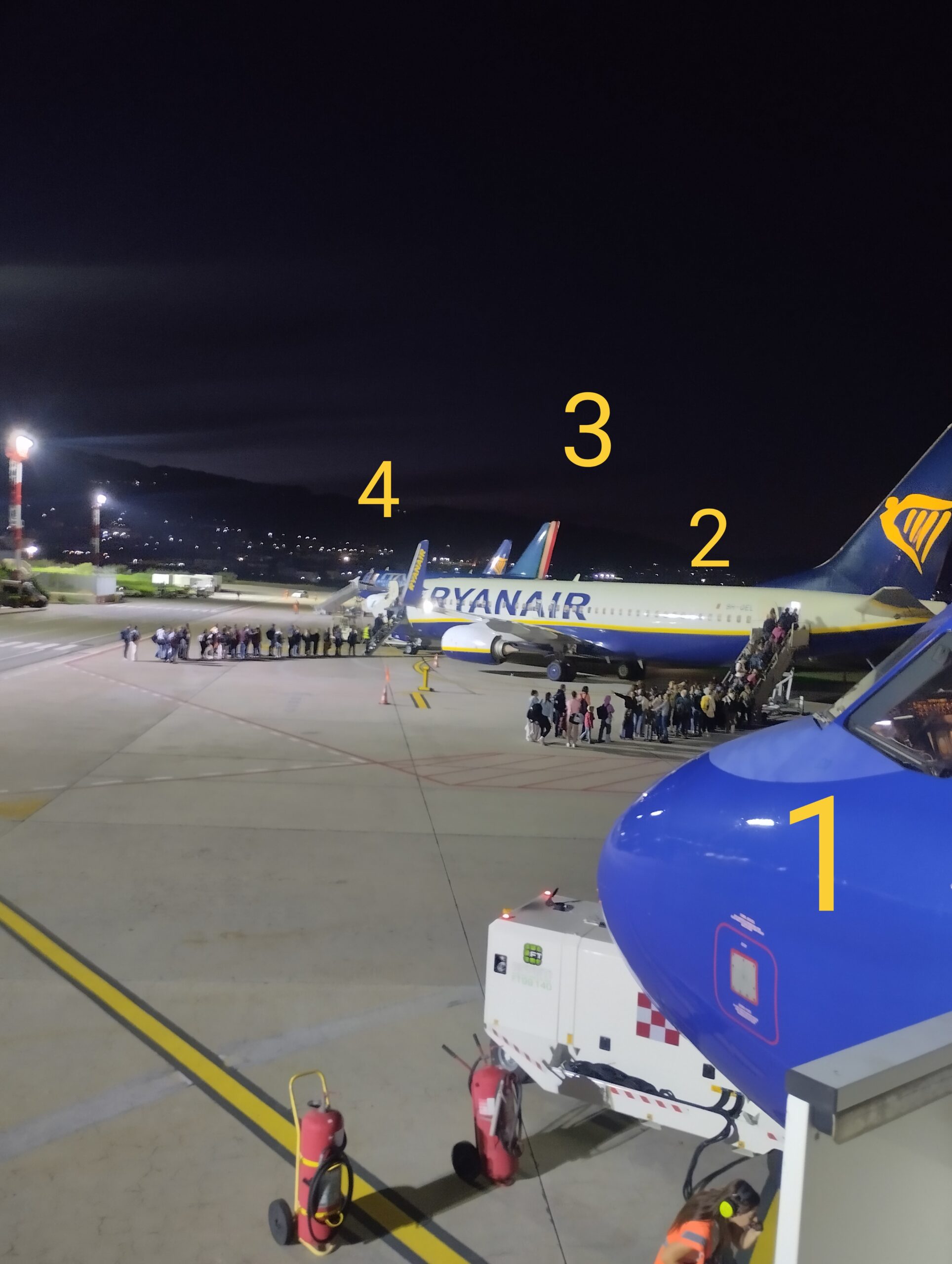 aeroporto stretto 4 voli