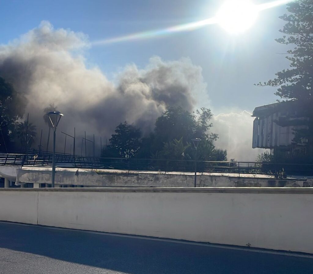 incendio torre nervi