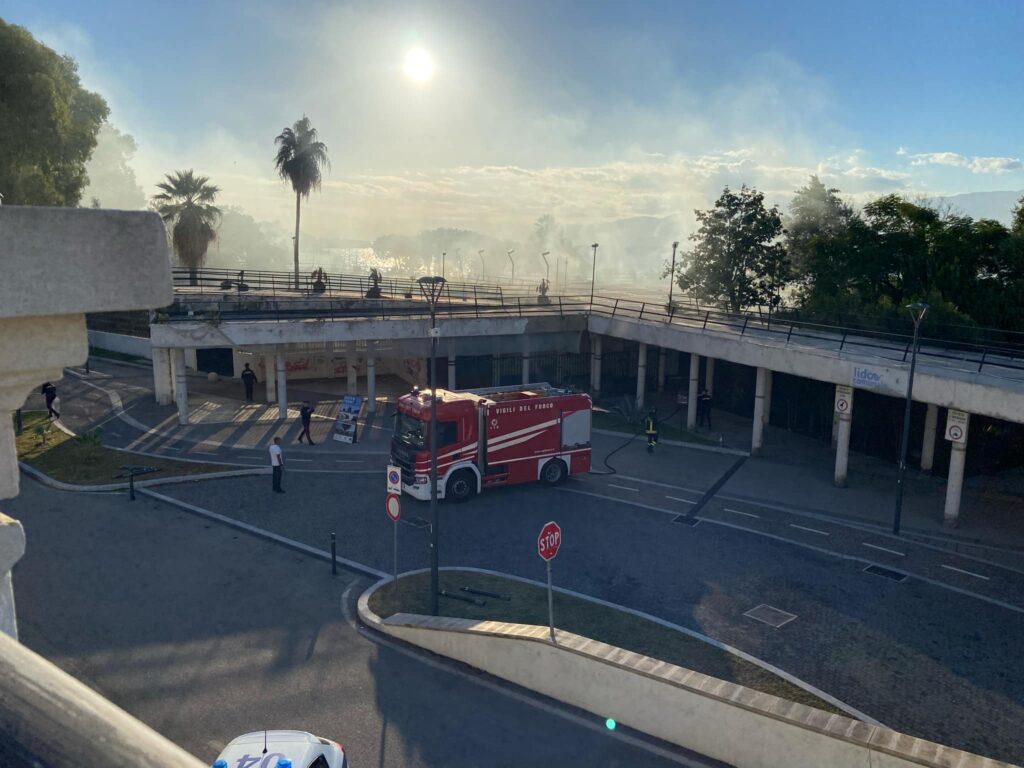 incendio torre nervi lido comunale