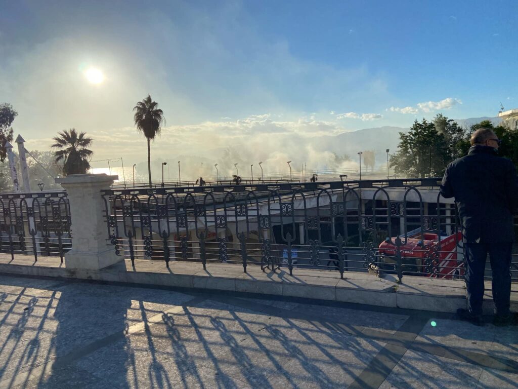 incendio torre nervi lido comunale