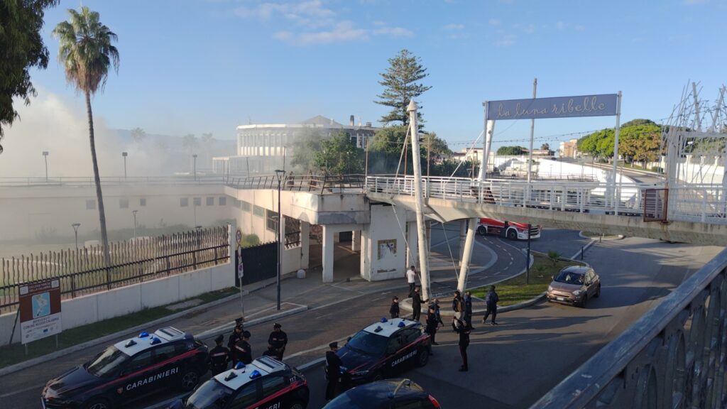 incendio torre nervi lido comunale