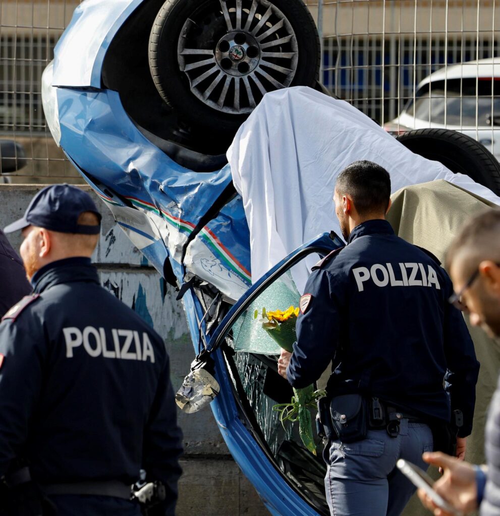 incidente roma poliziotto morto