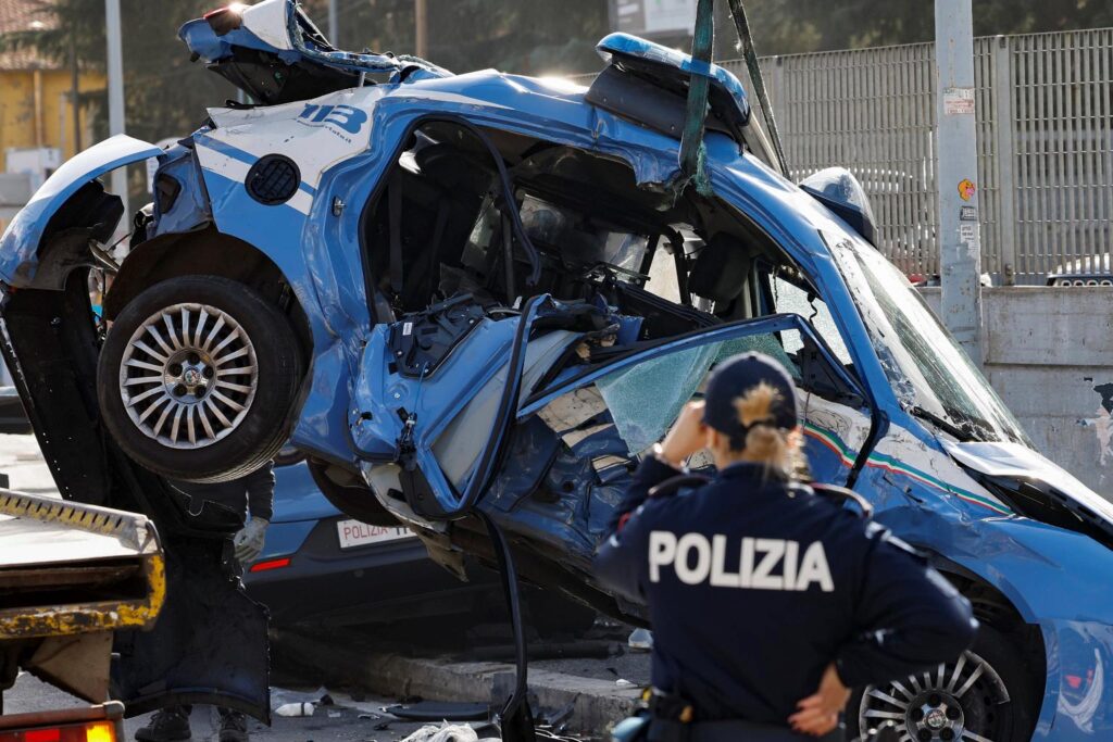 incidente roma poliziotto morto