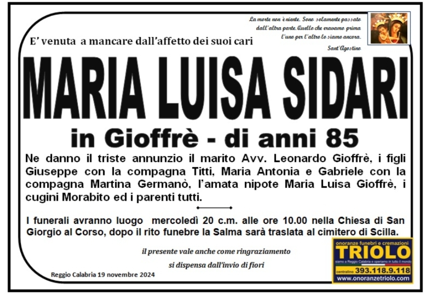 maria luisa sidari