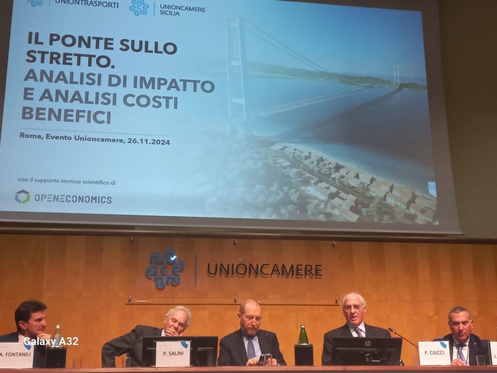 ponte stretto incontro unioncamere