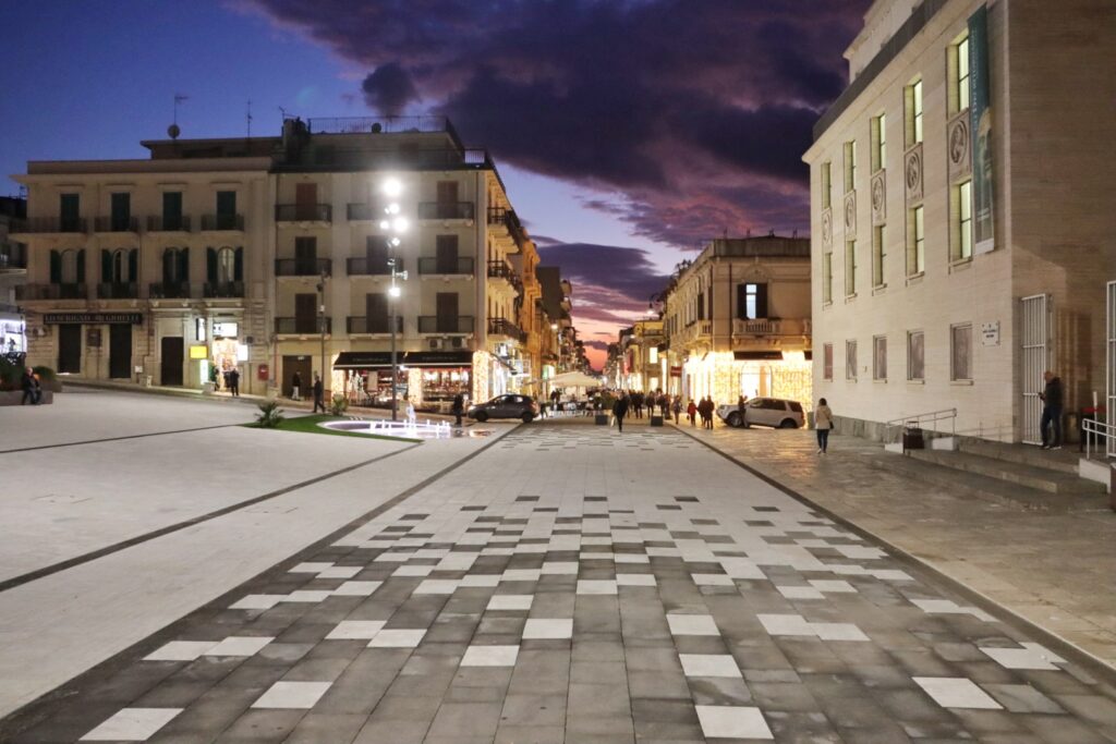 tramonto 29 novembre piazza de nava