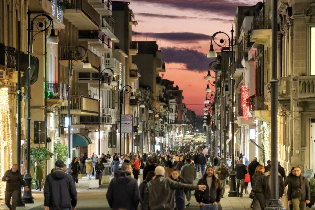 tramonto 29 novembre piazza de nava