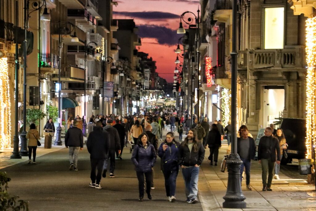 tramonto 29 novembre piazza de nava