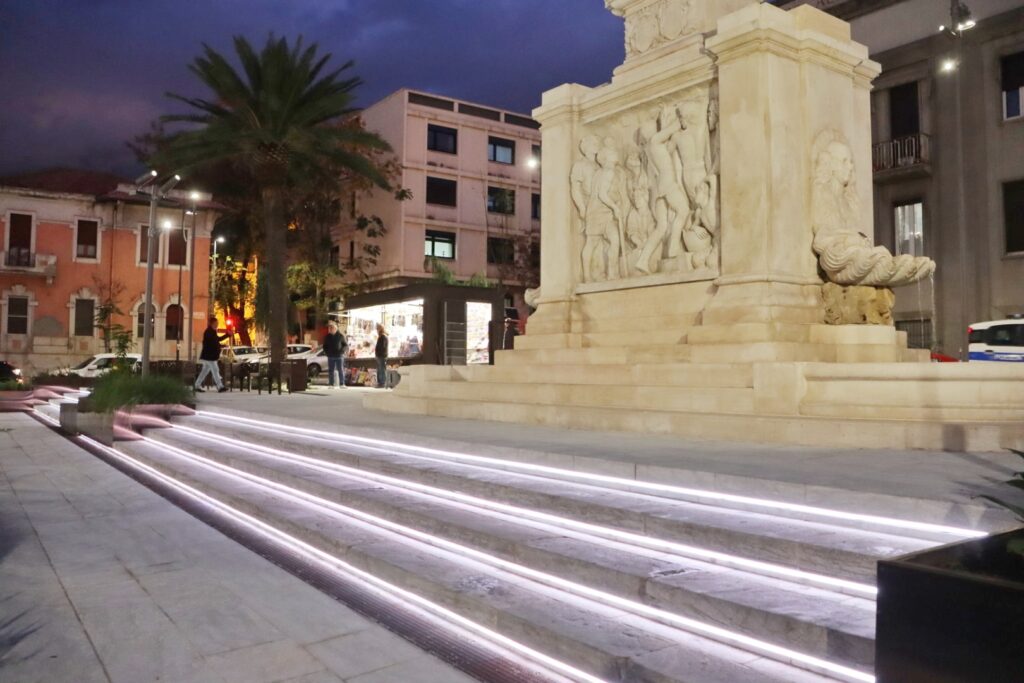 tramonto 29 novembre piazza de nava