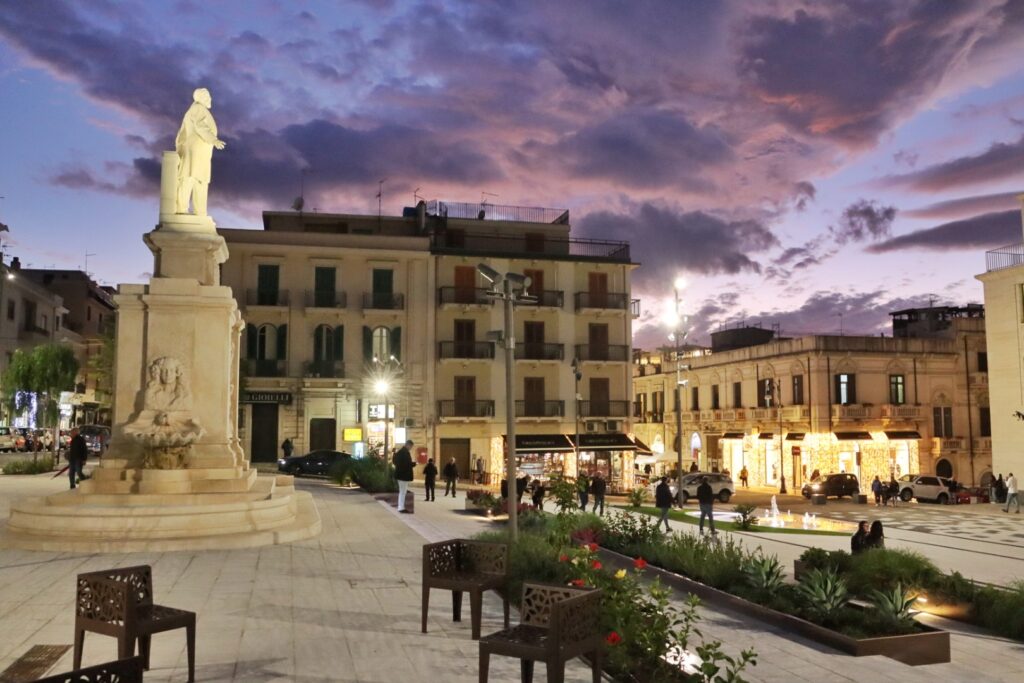 tramonto 29 novembre piazza de nava