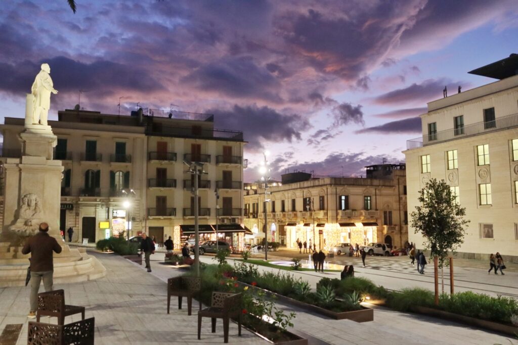 tramonto 29 novembre piazza de nava
