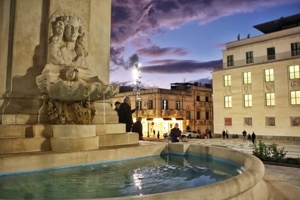 tramonto 29 novembre piazza de nava