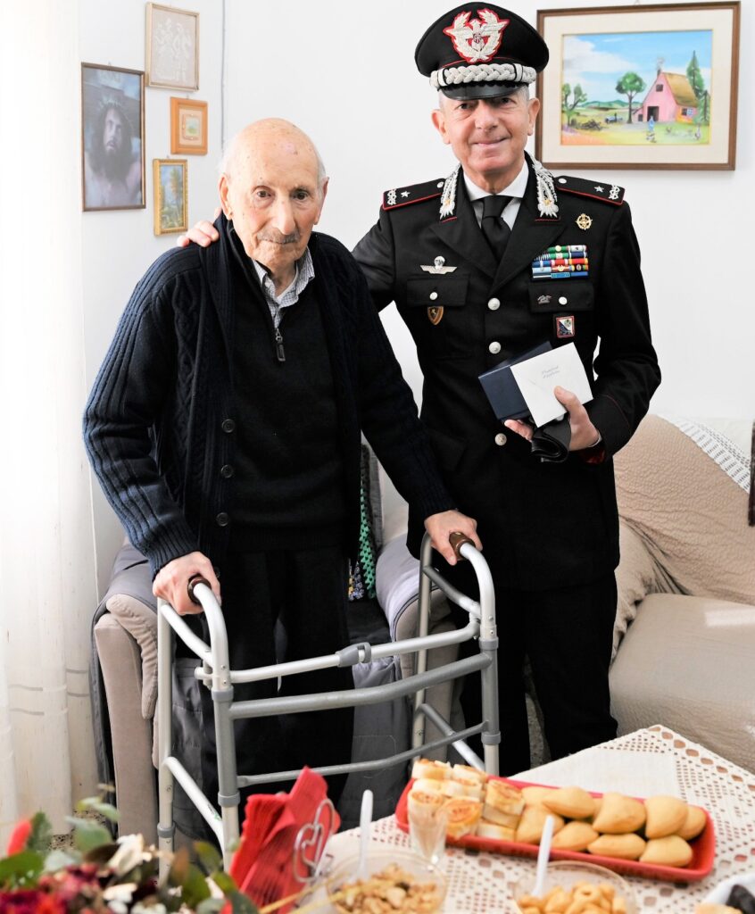 102° compleanno Appuntato Pasquale Caiola